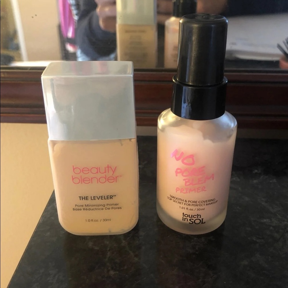 Beauty blender and touch in sol primer